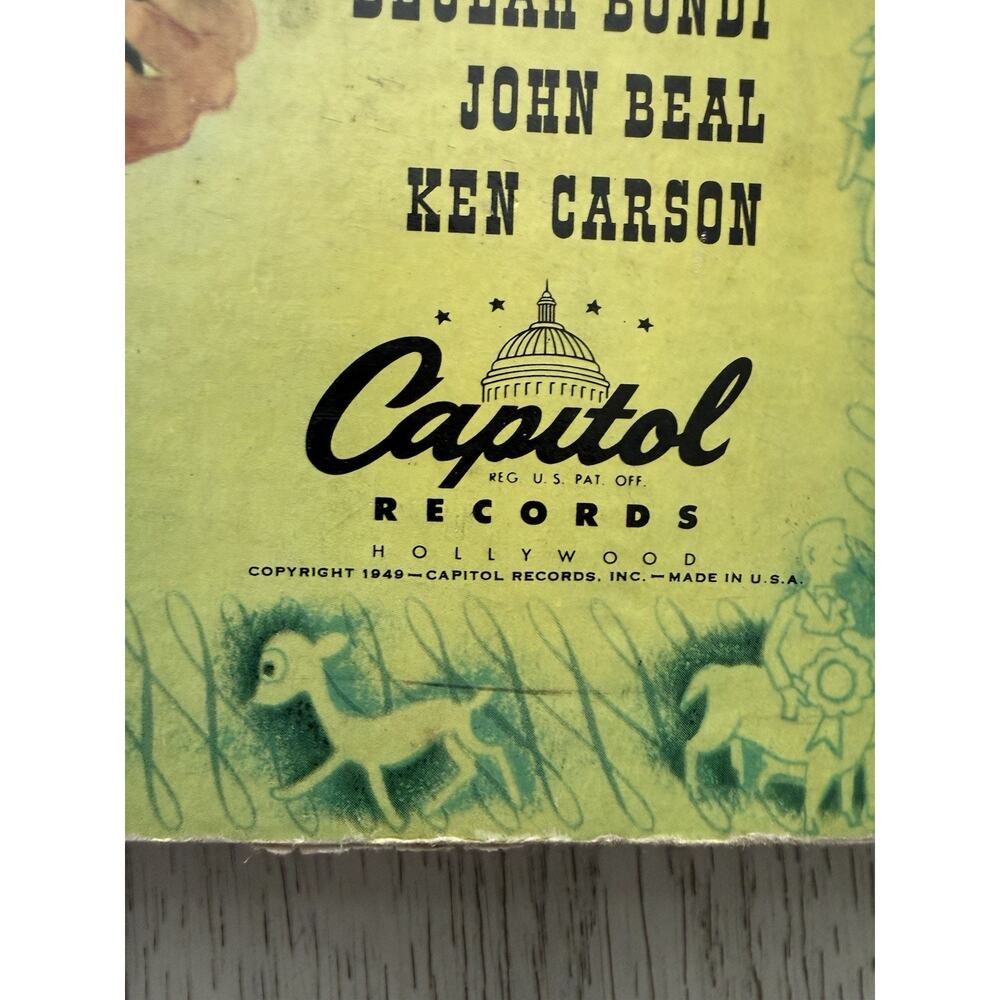 Walt Disney’s "So Dear to My Heart" 1949 Capitol Records Set Vintage - Picture 2 of 9